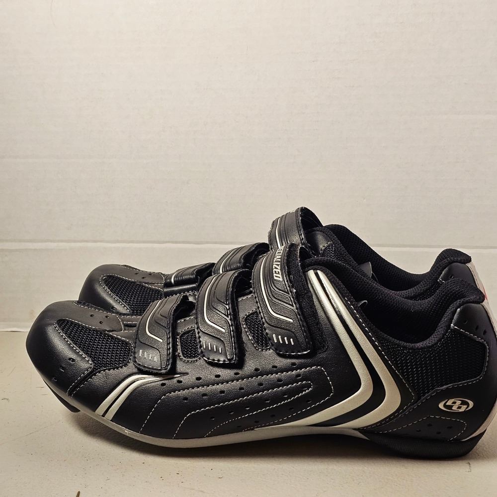 Specialized BG Body Geometry Cycling Shoes Black Silver Shimano SPD Cleats Sz 46